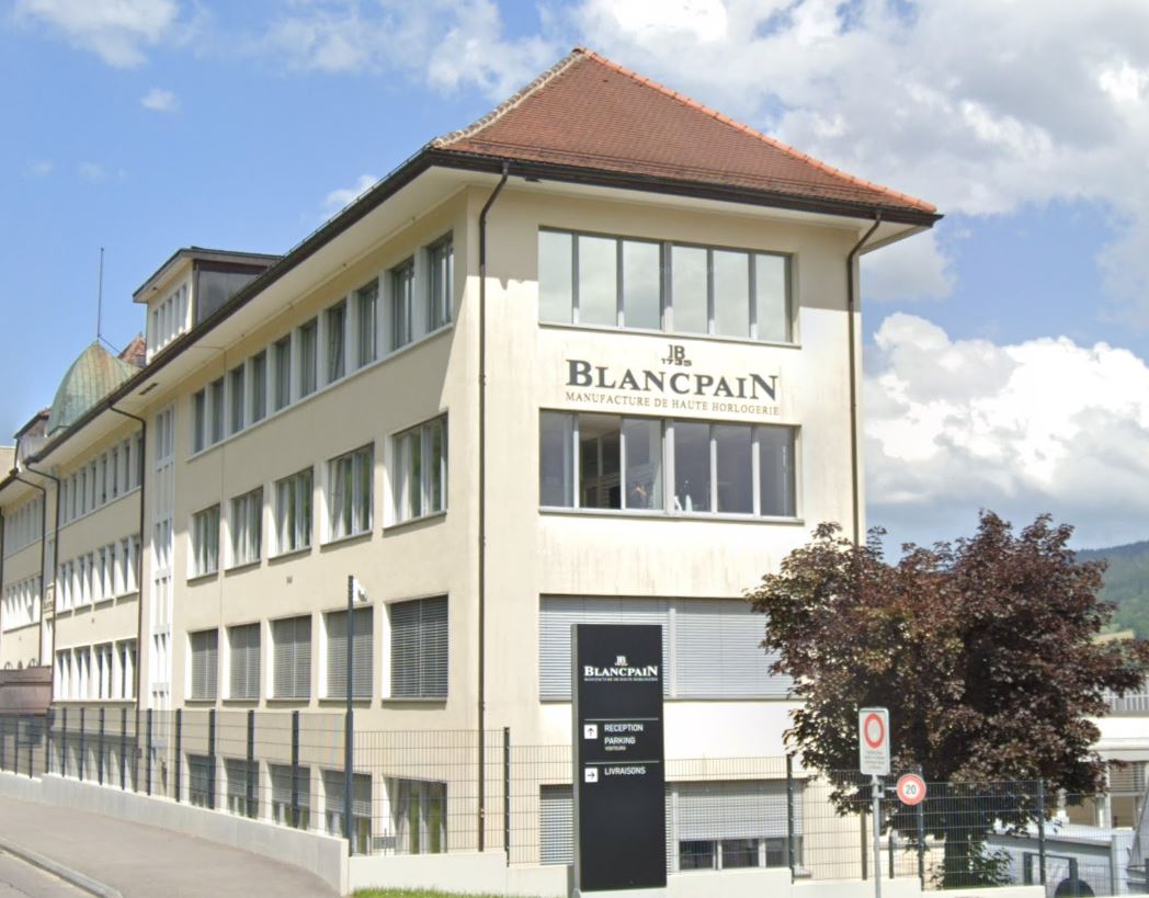 Photo du bâtiment de la manufacture Blancpain 