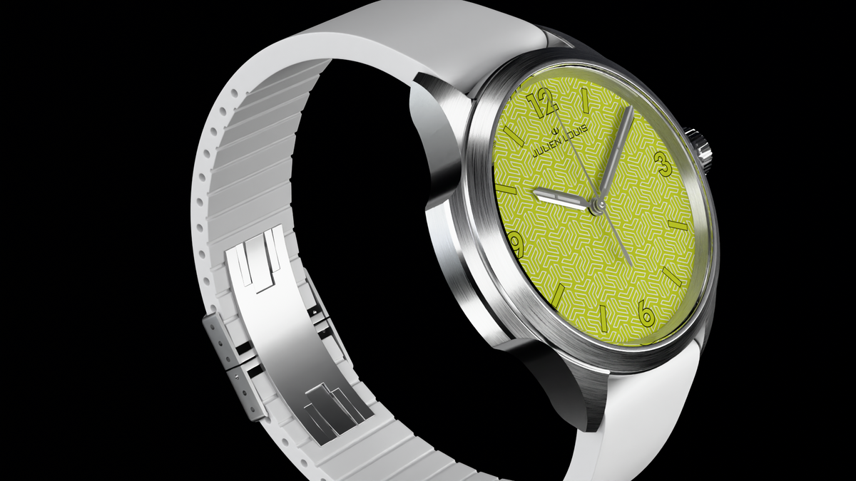 Rendu 3D du modèle Vestige du configurateur de montres