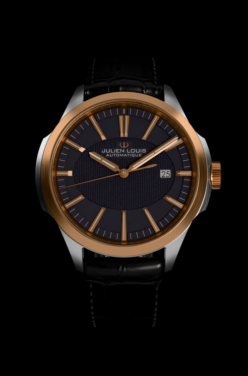 Julien Louis Ovalie modèle 2022 – Montre haut de gamme en or et acier édition limitée
