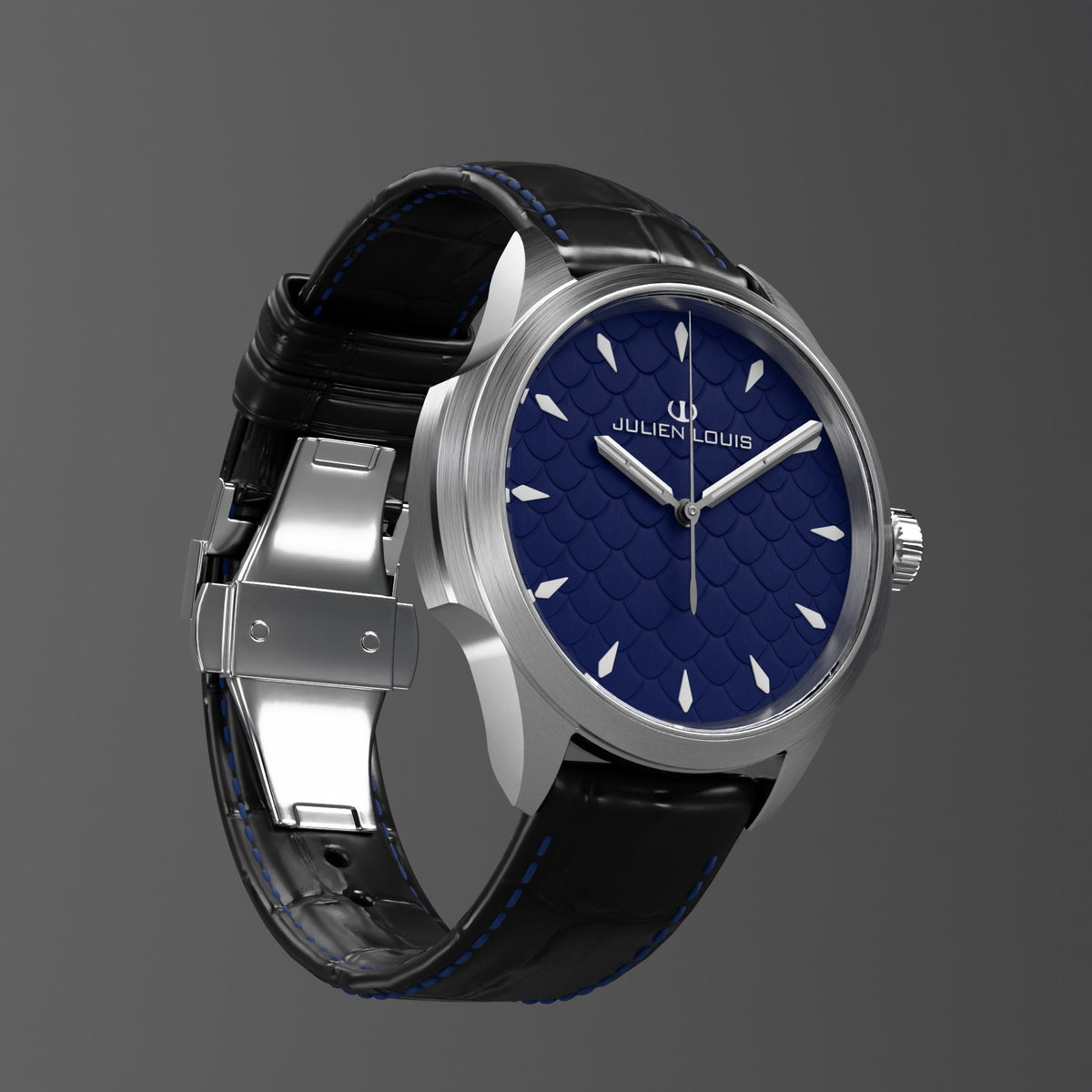 Montre Vestige Reptile – Cadran motif reptile écaillé fait main, édition limitée Julien Louis