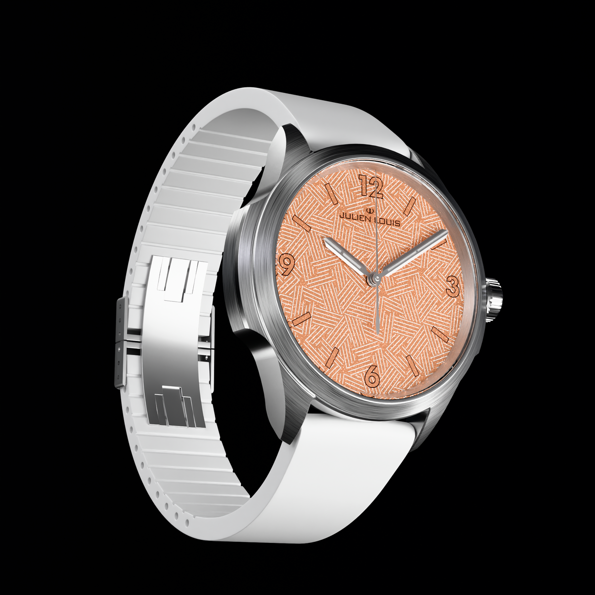 Montre Vestige – Cadran brillant, motif artisanal, montre sur mesure Julien Louis